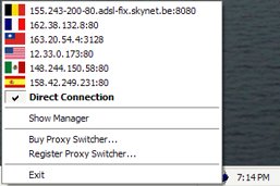 Proxy Switcher - анонимность в сети